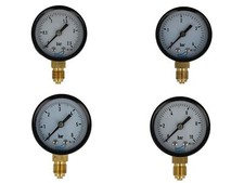 MEGA Druckmanometer 1/4 Zoll Anschluss nach Unten Radial Ø 50 mm