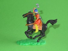 Hausser  Elastolin  Steckfigur  Normanne Reiter mit Waffen  Wikinger