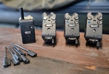 Delkim TXI Plus 3+1 Funkbissanzeiger Set BLUE/BLAU inkl. D-Loks & Snag Ears Wels