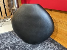 SALE: PTMD Design Aluminium Vase Guß Metall handgefertigtes Unikat Luxus SW