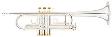 C Trompete versilbert