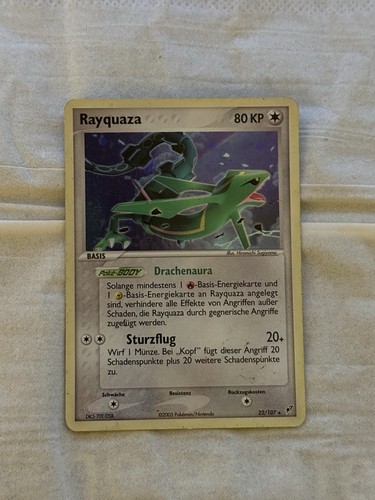 Rayquaza holo pokemon - rayquaza,