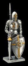 Zinnritter Figur - Templer mit