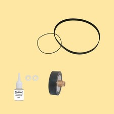 Riemen Andruckrolle Öl = Kit 8 für Akai GX-260 D Tape Recorder