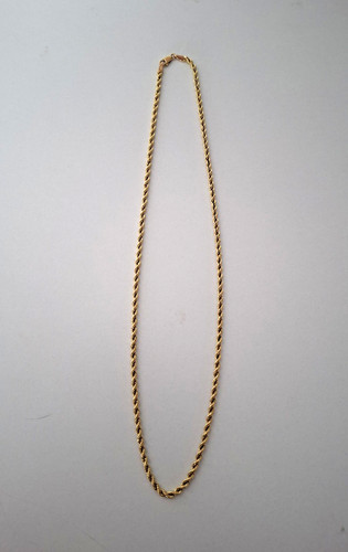 14k gelbgold kordelkette - 14k,