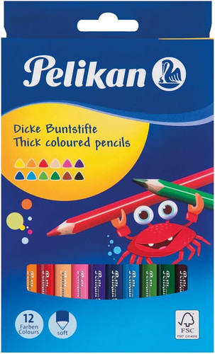 Pelikan buntstifte dreieckige - buntstifte,,
