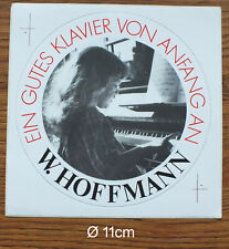 Sticker Aufkleber W.Hoffmann Klavier Piano Musik 