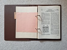 Prof. Max Euwe Angenommenes Damengambit 3a-3f Loseblattsammlung im Ringbinder