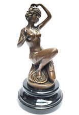 Bronze Statue Orientalische Tänzerin Tanz Frau Bronzefigur Oriental Dancer