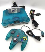 Nintendo 64 Konsole | N64 Clear Blue / Blau Transparent | inkl. Controller [GUT]