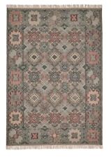 Teppich flach gewebt, bunt/Diamantmuster, 160x230 cm, Handarbeit, VESTERVIG