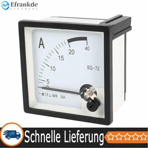 Einbau amperemeter - 0–20,
