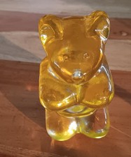 1 Glas - Gummibärchen , 2 - farbig - klar u. gelb 10 cm   *TOP *!!