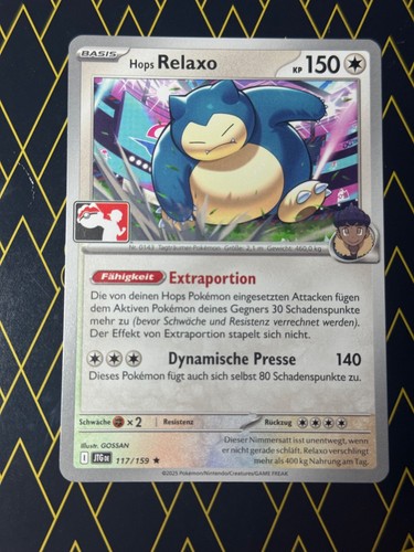 Pokemon hops relaxo pps8 jtg - pokemon, (pps8