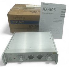 TEAC AX-505 Vollverstärker – Silber – Sehr guter Zustand – OVP – MwSt. ausweisba