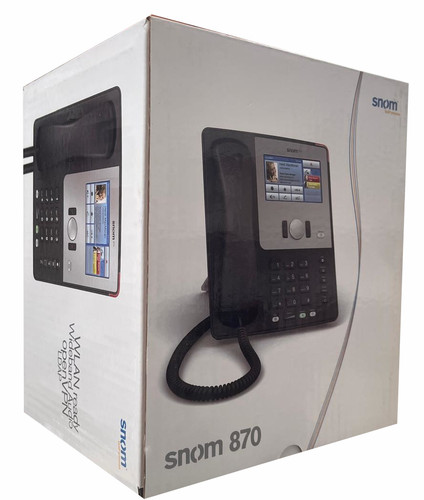 Snom 870 telefon schwarz - snom,