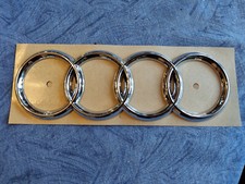 Original Enblem Audi 80 90 100 200 Coupe Cabrio A6 V8 Ringe hinten 441853742 2ZZ