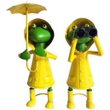 2er Set Metall Frösche