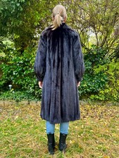 Hochwertiger Nerzmantel  Black