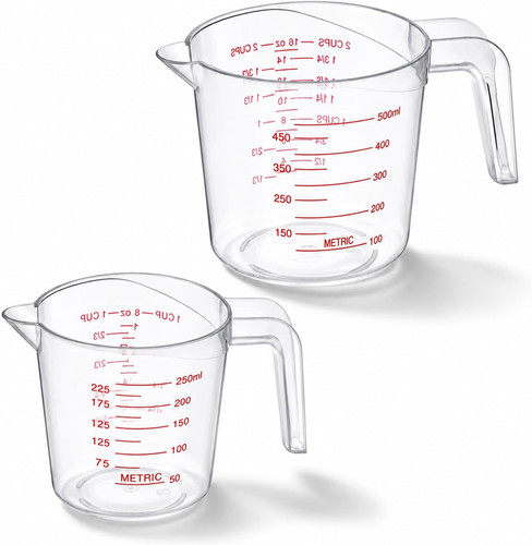 Messbecher set 250 500 - set, ml