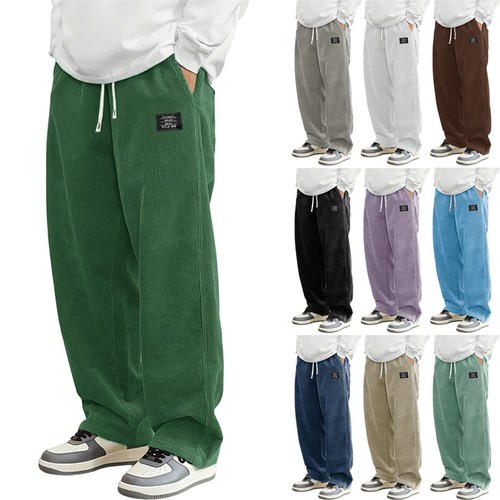 Herren cord lang trainingshose - cord,