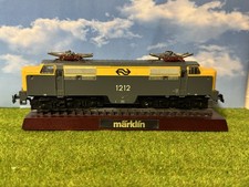 Märklin H0 3055 E-Lok BR 1212 der NS grau/gelb Metallmodell 1972 selten 