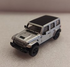 Micro City Herpa 87MC000027 Jeep Wrangler Rubicon Unlimited 2017 Silber 1:87 OVP