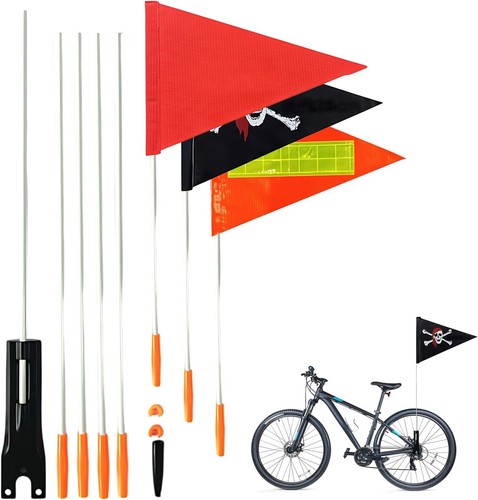 Fahrradfahnen set für kinder - fahrradfahnen-set,