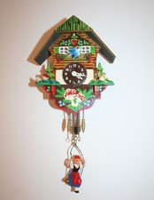 Kienzle, Schwarzwälder Kuckucksuhr,  Vintage Schaukeluhr, 50er, Westgermany, OVP