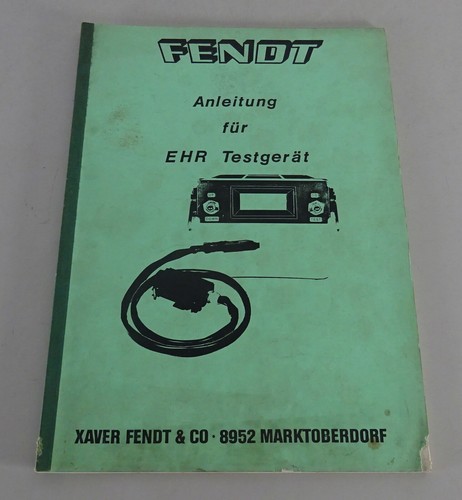 Anleitung handbuch fendt ehr - anleitung,