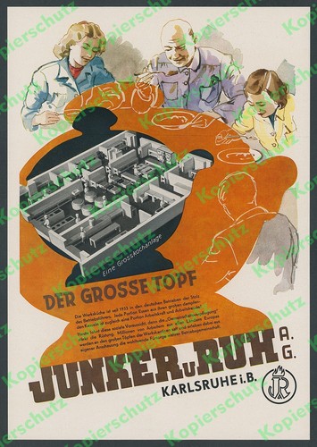 Farb reklame junker - junker, ruh