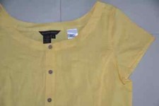 Royal Robbins Bluse Oberteil Gr. M Gelb  Baumwolle