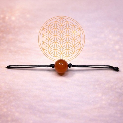 Karneol perlenarmband - karneol,