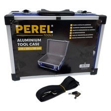Perel Aufbewahrungskoffer, Alukoffer leer, Transport Koffer, Koffer alu, Alumini