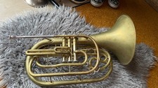 Bb yamaha marching french horn waldhorn spielbereit + gigbag