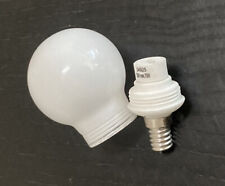13x Paulmann Sockelset E14 auf G9, Art. 549.25 + Globe opal für Halogen oder LED