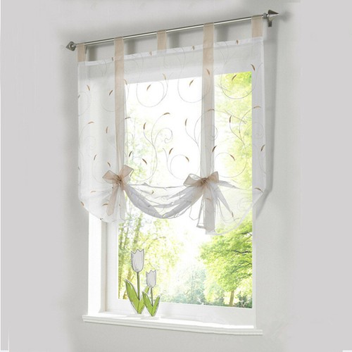 Raffrollo voile bestickt - voile,