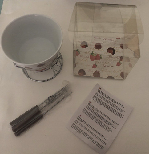 Schokoladen fondue set neu - schokoladen-fondue,