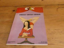 Zirkus Circus Cirque | Nationalgalerie Berlin | Ausstellungs-Katalog mit Poster