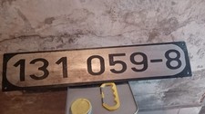 Blechschild lok bahn bahnhof - bahn,