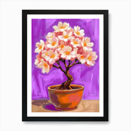 Bonsai kunstdruck gerahmt - bonsai,