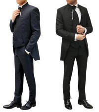 Cutaway Hochzeit Anzug 5-teilig Jacquard Mao