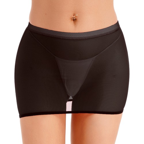 Damen durchsichtig mesh rock - damen,