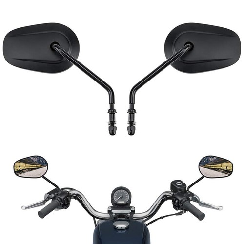 Schwarz motorrad rückspiegel - schwarz,