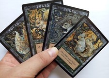 4x Squirrel Old Style Tokens /