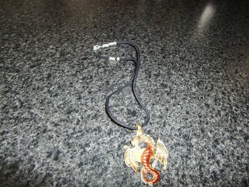 Kette mit band drache gothik - band,