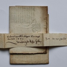 Dekret Fischfang 1559 Dokument Main Würzburg Friedrich von Wirsberg Konvolut