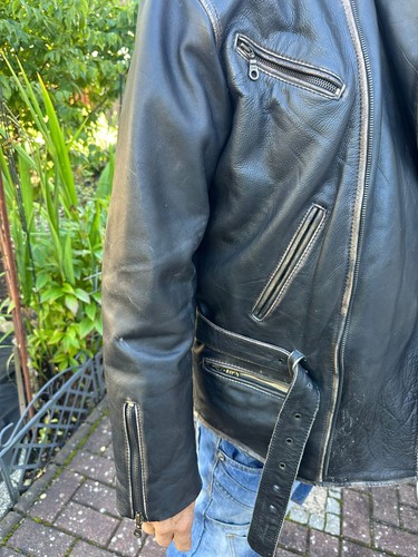 Lederjacke herren braun mit - lederjacke,