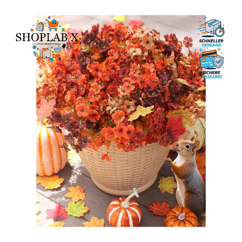 Künstliche herbstblumen - künstliche,