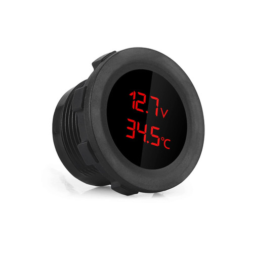 Auto voltmeter thermometer led - voltmeter,